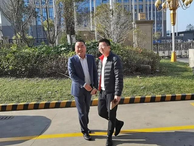新春伊始，龙湾区空港管委会辅导率队莅临集团走访慰问